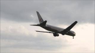 A day at FRA #1: American Airlines B763(WL) old livery: Early morning arrival @FRA RWY 07L