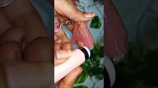 Satisfying trimming of resin keychain ✨😌#resinart #craft #shorts #ytshorts #ashortaday