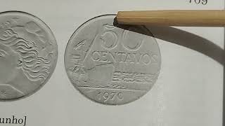 @1548-MOEDAS 50 CENTAVOS DO CRUZEIRO 1978-INDUSTRIA NAVAL-VALOR EM $18,00 REAIS-#SHORTS #VIRAL.