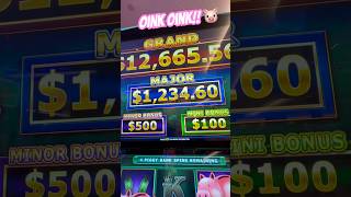 🐷Piggy Bankin’ Bonus Pays‼️ #midwestslots  #short #shorts #casino #Slots #hardrockcasino