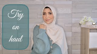 مشترياتي لشتاء 2021 ❄️ تنسيقات حجاب  🧕 try on haul hijab -✨rue de la république✨ saint Denis