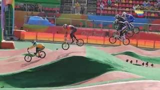 Ciclismo BMX Jogos Olimpicos 2016, corrida 3,  bateria 3 - MAsculino