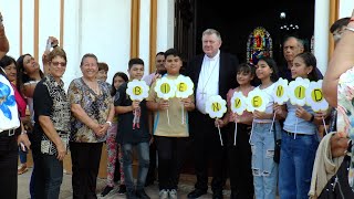 YAPEYÚ, NUNCIO APOSTÓLICO EN SU PRIMERA VISITA A CORRIENTES