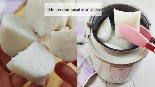 Cara membuat ketupat lebaran Magic Com