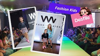 FASHION KIDS | Desfile de Moda Kids | Conheci a LORENA QUEIROZ | Vlog CANAL DA MARINA