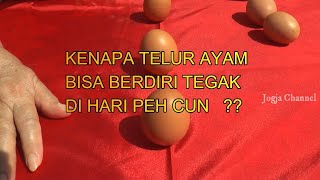 KENAPA TELUR AYAM BISA BERDIRI DI HARI PEH CUN ??