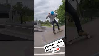 KICKFLIP! 😀 ##shorts #viral #kickflip #skateboarding #skateboard