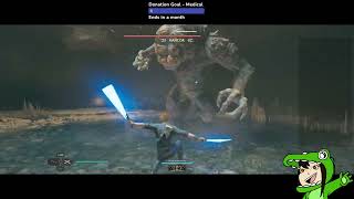 Jedi Survivor - Rancor on Grand Master Jedi