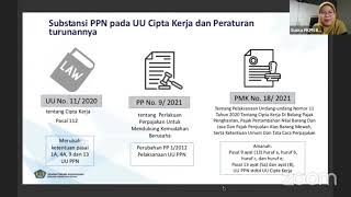 Pengaturan PPN pada UU Cipta Kerja dan Peraturan Turunannya