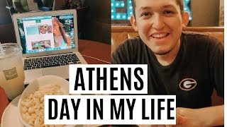 athens day in my life (panera, internship, hanging with my boyfriend)