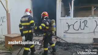 incendiu baraca Pitesti