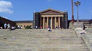 Rocky steps at the Philadelphia Art Museum in Pennsylvania