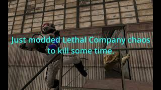 Lethal Company: A slight amount of mod... and a cursed custom audio file.