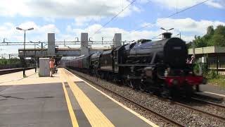 45212 and 60103 Flying Scotsman 'The Lakes Express' passing Bletchley 18/06/18