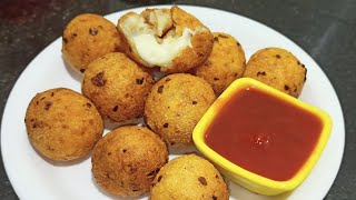 कुरकुरीत आणि क्रिस्पी असे पोटॅटो चीझ बॉल्स | Crispy And Easy Potato Mozzarella Cheese Balls