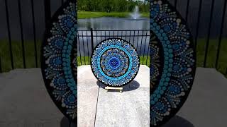 Simple Blue 💙 Dot Mandala Painting 🎨/Home decor....