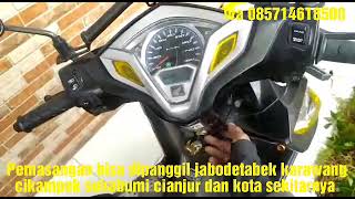 pasang keyless pcx di vario bohlam. panggilan ke bogor