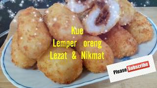 Resep / Cara Bikin """" Kue Lemper Goreng """"