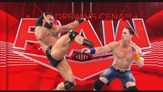 DREW MCINTYRE VS JOHN CENA ON MONDAY NIGHT RAW!!!!!!!