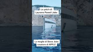 Lo yatch di della moglie di Steve Jobs creatore di Apple a CAPRI