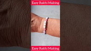 Easy Rakhi making#Rakhsa bandan#1minit#creativity#DIY#festival