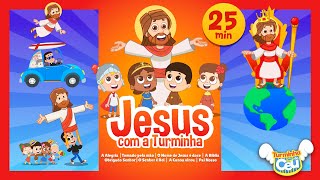 Coletânea Jesus com a Turminha - 25 minutos | Turminha do Céu #videoinfantil