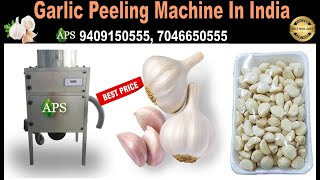 Dry Garlic Peeling Machine Manufacturer from Ahmedabad 7046650555