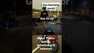 suzuki gsx r150, motor 150cc terkencang, GSX vs cbr