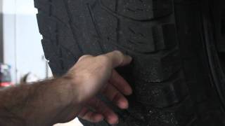 How to recognize alignment wear on tires