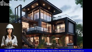 Mê Mẩn Trước Những Mẫu Nhà Khung Thép Hiện Đại Đẹp Hot 2023