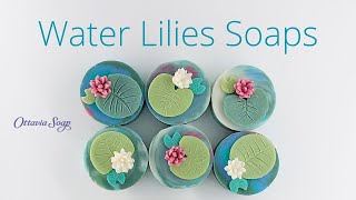 Water Lilies soap –  Soap Making Tutorial – Subtitled