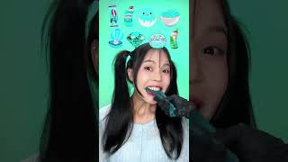 Random Mint Food ASMR Mukbang🥶#food#asmr #mukbang #challenge #shorts