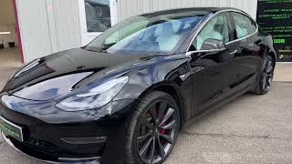 2020 20 Tesla Model 3 Performance - White Interior