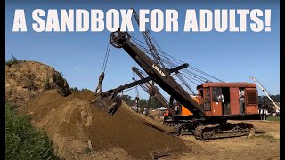 Old construction equipment and a pile of dirt! Every big kid’s dream in Kinzer’s PA