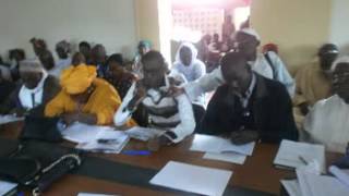 Images des journées de formation à Mboro et darou khoudouss sur l'état civil