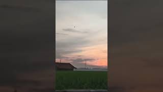 Time lapse Sunrise matahari yang indah di pagi hari