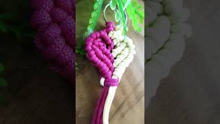 Macrame Heart   #keychain #diy #macrametutorial #viralsong