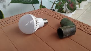 cara mudah membuka drat lampu LED