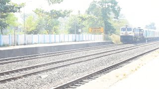 22413 Madgaon Rajdhani Express Smoothly Skipping  Kankavli Railway Station