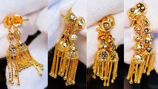 gold earring latest news design stylish // gold hoop earrings