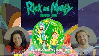 This show is CRAZY! Brazilian REACTS to RICK & MORTY | REACTION S1 E1 Pilot - First Time Watching