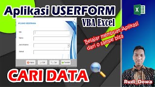 Apliaksi Userform  Excel#Cari data