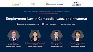 [EN] Employment Law in Cambodia, Laos and Myanmar