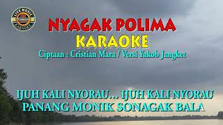 NYOGAK POLIMA KARAOKE #lagudayakkalbar #karaokelagudayak