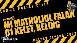 Lomba Polisi Cilik Jepara 2023 - MI Matholiul Falah 01 Kelet, Keling.