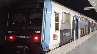 Time lapse - Z20500 idfm 58D en 20615  de Paris Gare de Lyon a Paris Nord