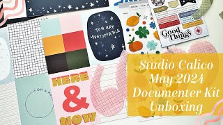 Studio Calico May 2024 Documenter Kit Unboxing