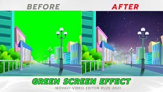 สอนเจาะ Green Screen Effect  Movavi Video Editor Plus 2021 บอกเลยว่าเนียนเวอร์ๆ