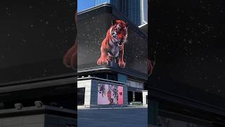 Samsung LED Giant 3D Billboard with in Gangnam_ Seoul_ Korea 4K_60FPS #shorts #short #youtubeshorts