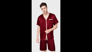 Silk Short Pajamas for Men | ElleSilk